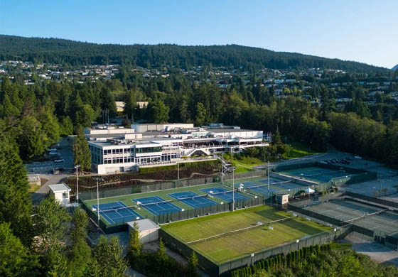 Grounds at Hollyburn Community Centre in Vancouver, British Columbia, just one of the fitness clubs that are included as a reciprocal partner of the Adelaide Club